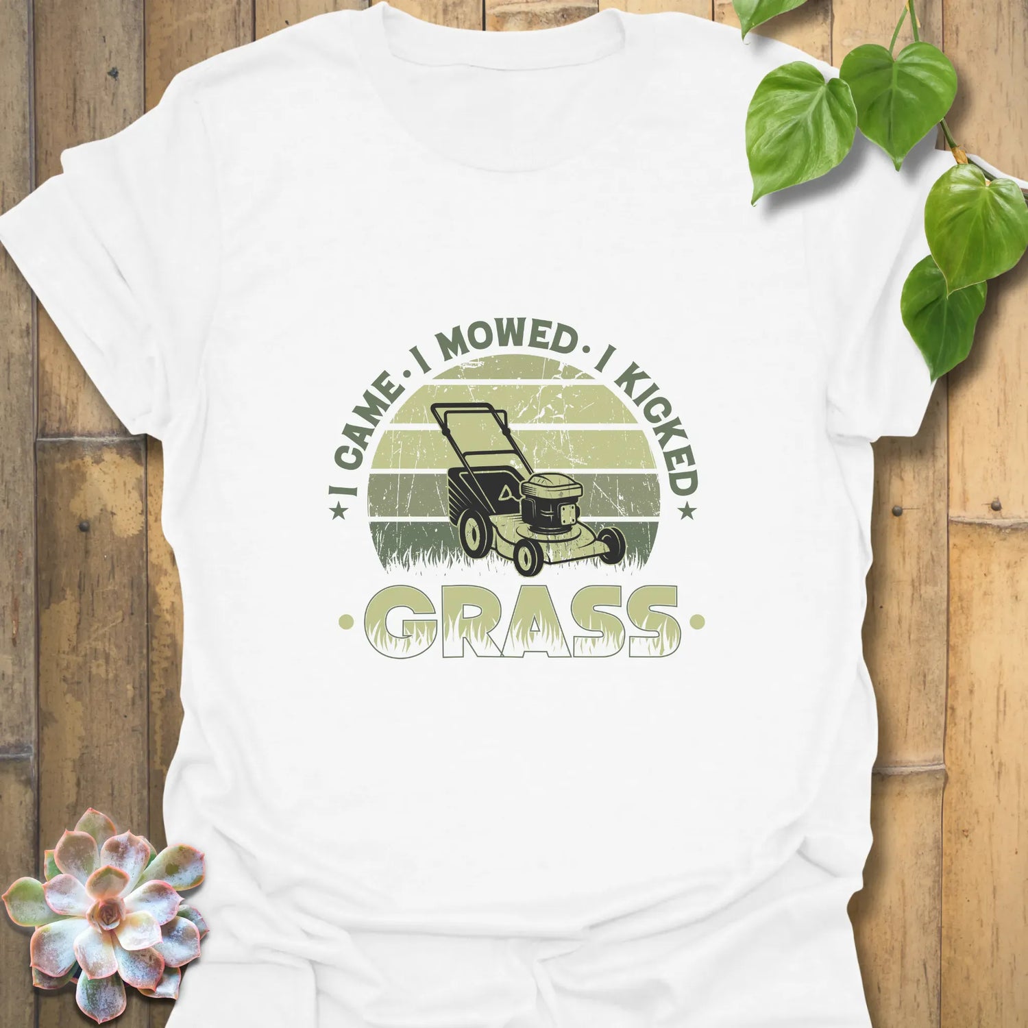 I Came. I Mowed. I Kicked Grass. T-shirt White / S T-Shirt