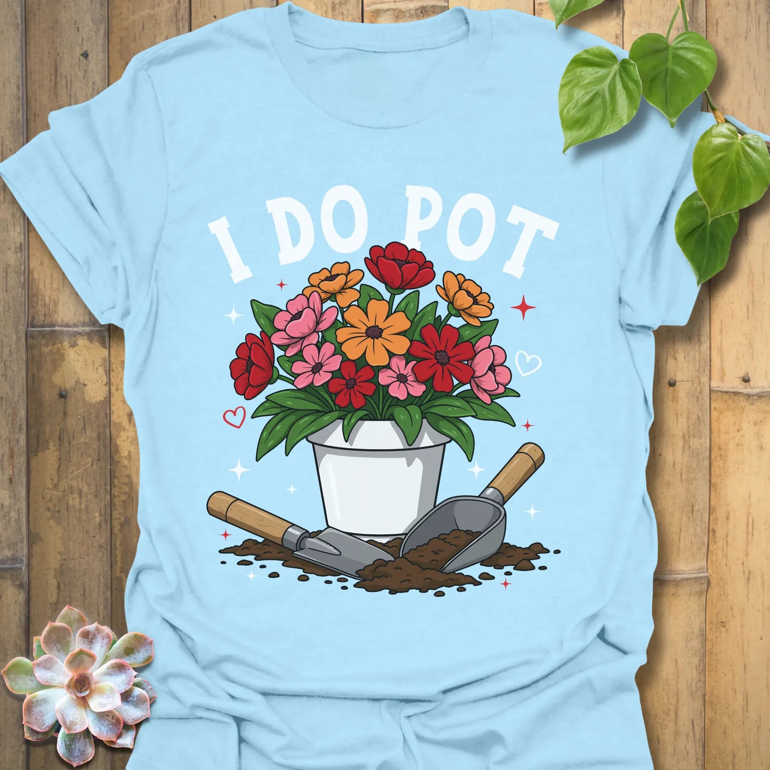 I Do Pot T-Shirt Light Blue / S T-Shirt