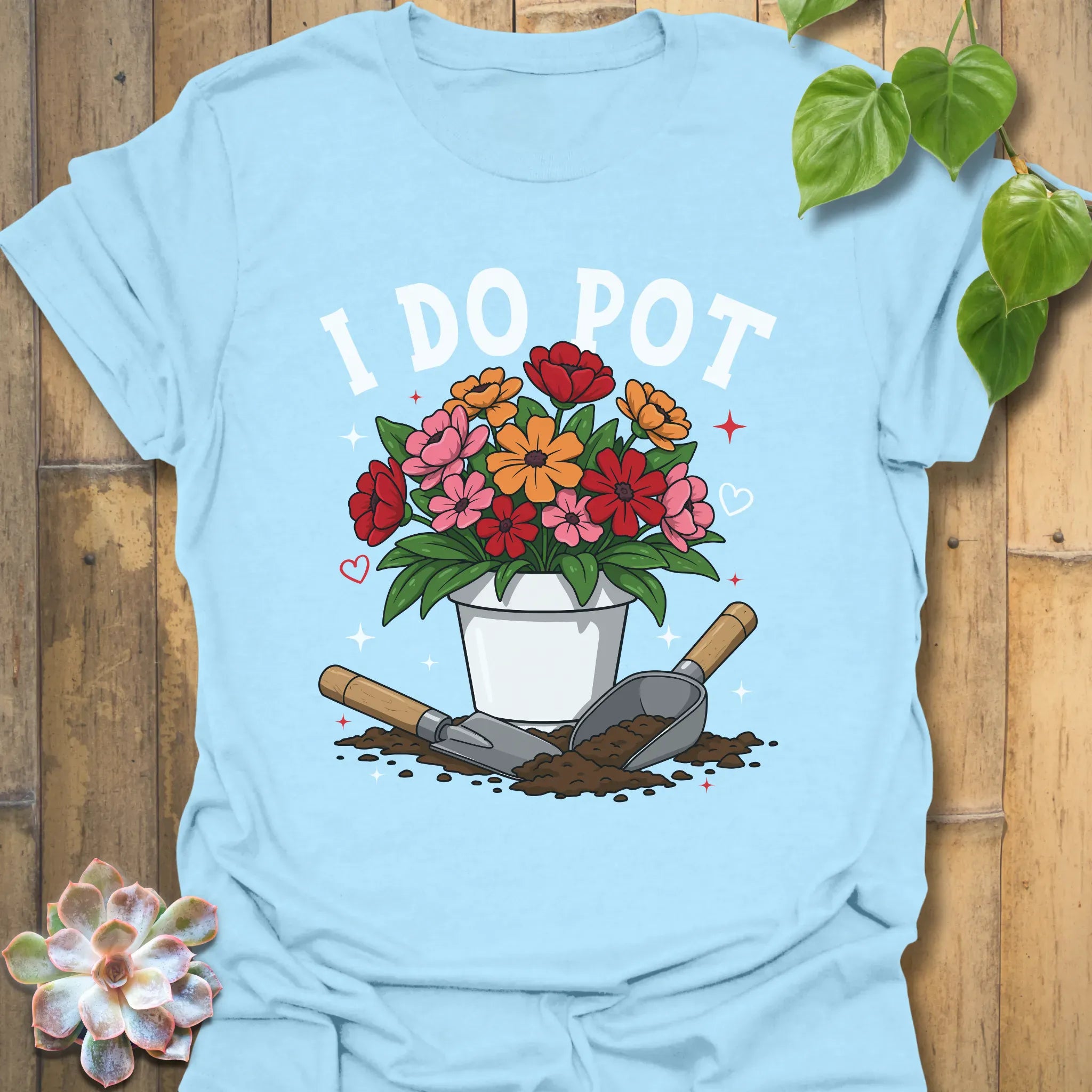I Do Pot T-shirt Light Blue / S T-Shirt