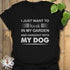 I Just Want to Work In My Garden – T-shirt Charcoal / S T-Shirt