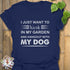 I Just Want to Work In My Garden – T-shirt Navy / S T-Shirt
