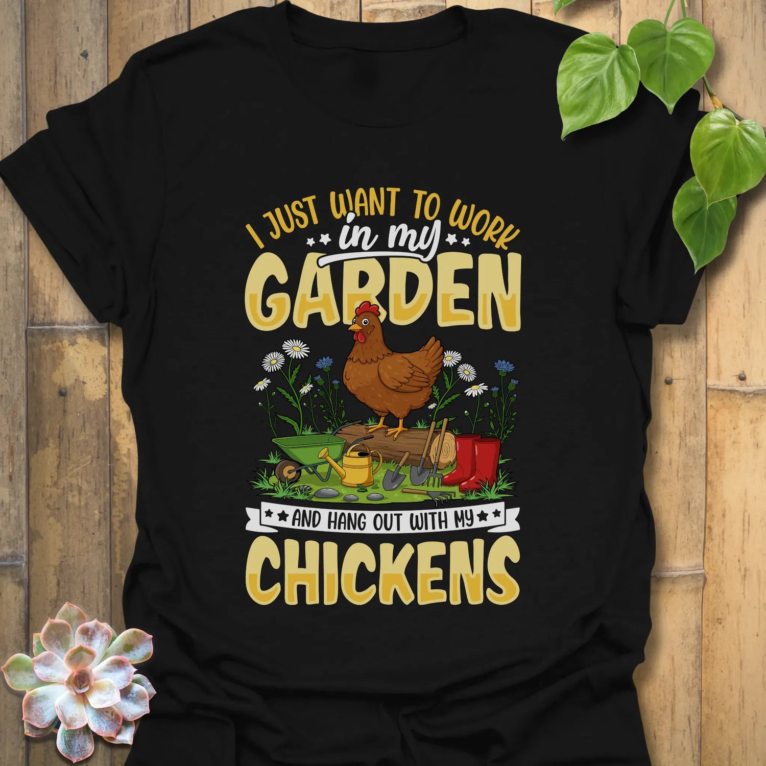 I Just want To Work T-Shirt Black / S T-Shirt