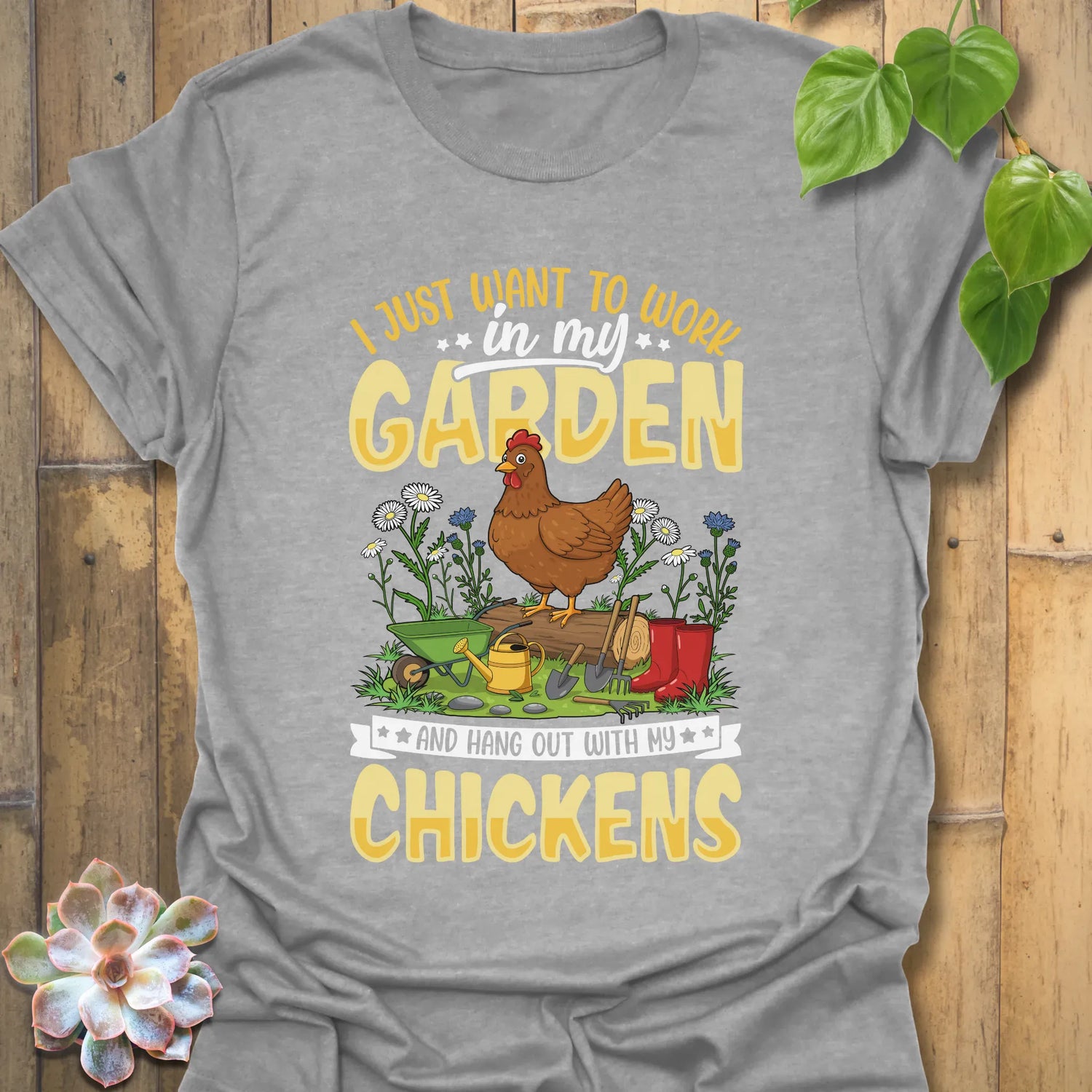 I Just want To Work T-Shirt Sport Grey / S T-Shirt