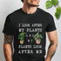 I Look After My Plants And My Plants Look After Me T-shirt Black / S T-Shirt