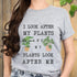 I Look After My Plants And My Plants Look After Me T-shirt Sport Grey / S T-Shirt