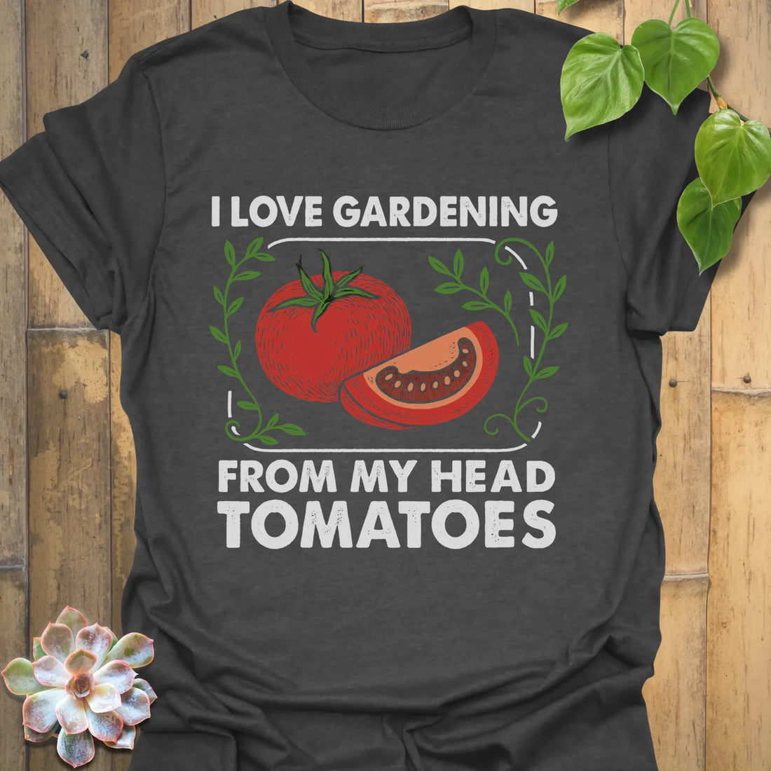 I Love Gardening T-Shirt Dark Heather / S T-Shirt