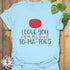 I Love You Tomatoes T-shirt Light Blue / S T-Shirt