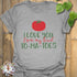 I Love You Tomatoes T-shirt Sport Grey / S T-Shirt