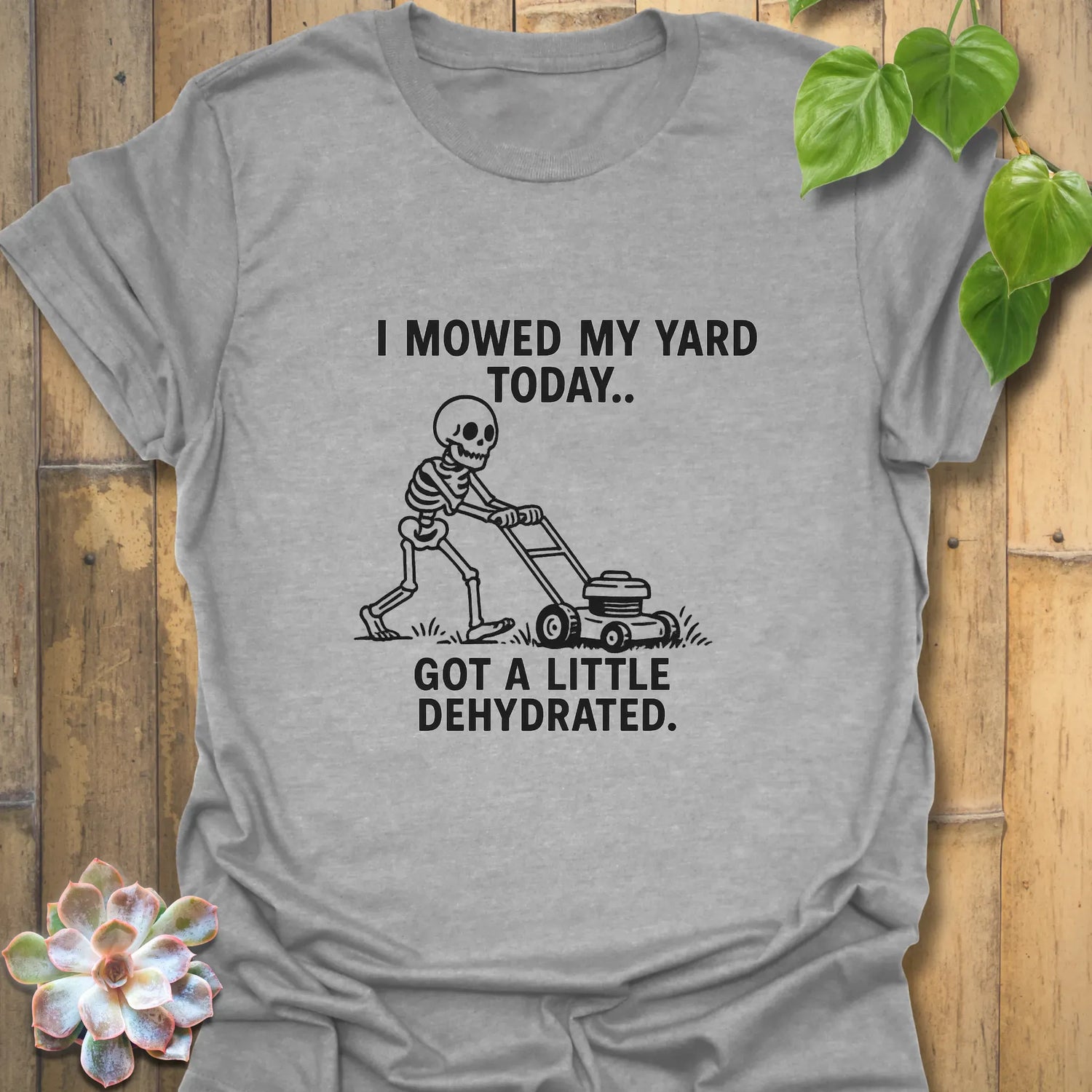 I Mowed My Yard Today T-shirt Sport Grey / S T-Shirt