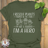 I Rescue Plants T-shirt Military Green / S T-Shirt