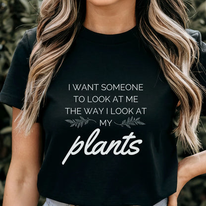 I Want Someone to Look Me  T-Shirt Black / S T-Shirt