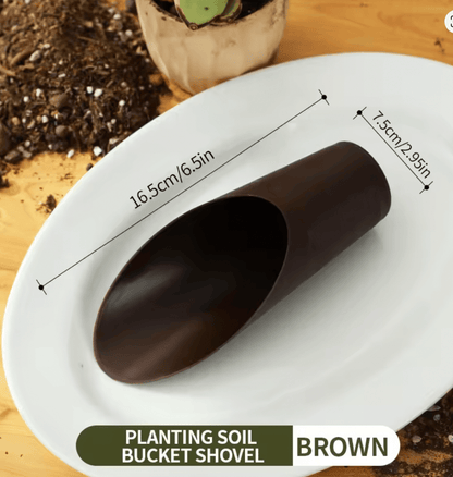 Indoor Planting Soil Scoop – Clearance Brown