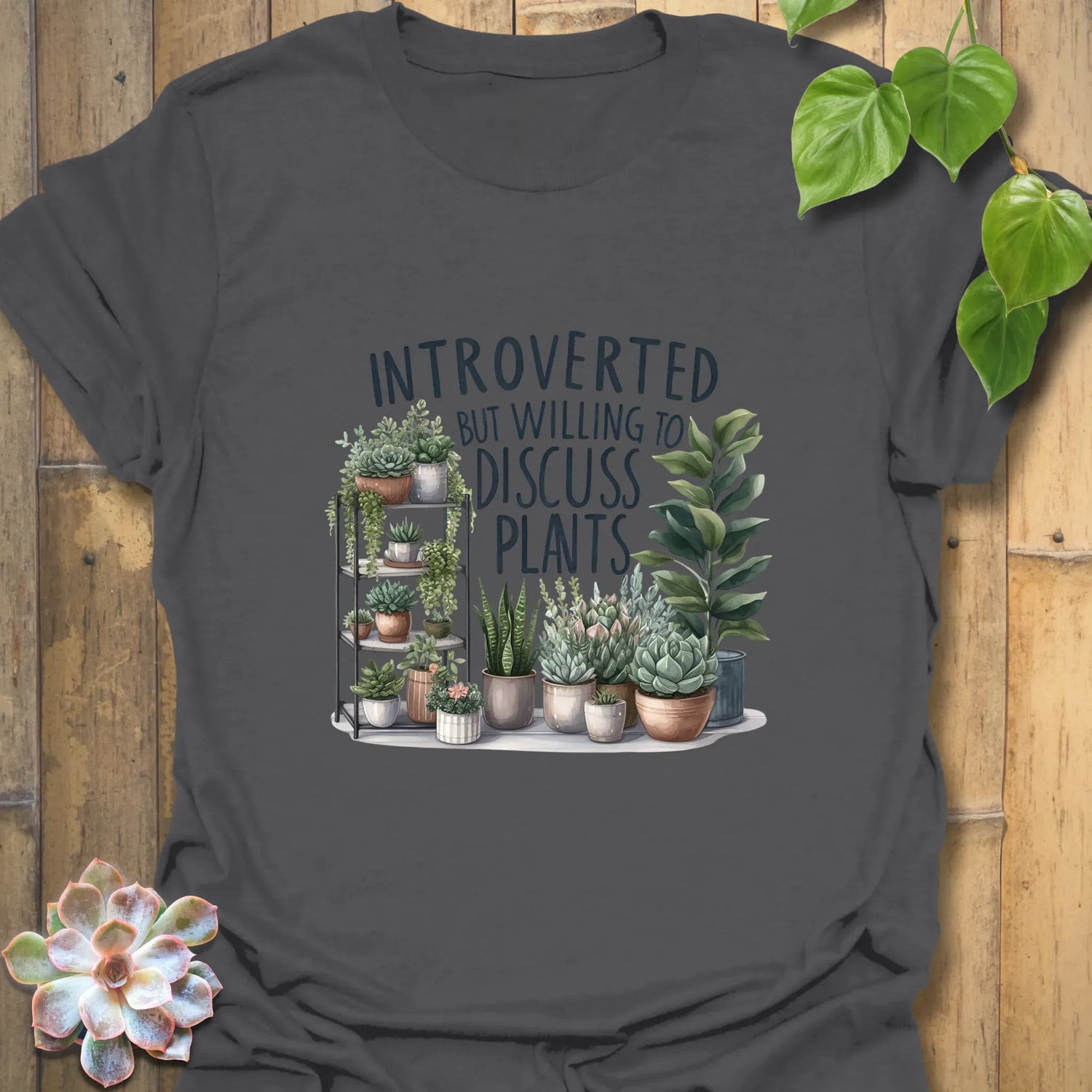 Introverted T-shirt Charcoal / S T-Shirt