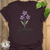 July Larkspur T-shirt Dark Chocolate / S T-Shirt