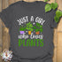 Just A Girl T-shirt Charcoal / S T-Shirt