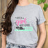 Just a Girl Who Loves Lawnmowers – T-shirt Sport Grey / S T-Shirt