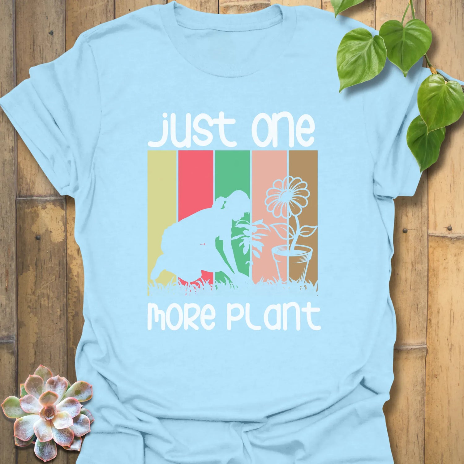 Just One More Plant T-shirt Light Blue / S T-Shirt