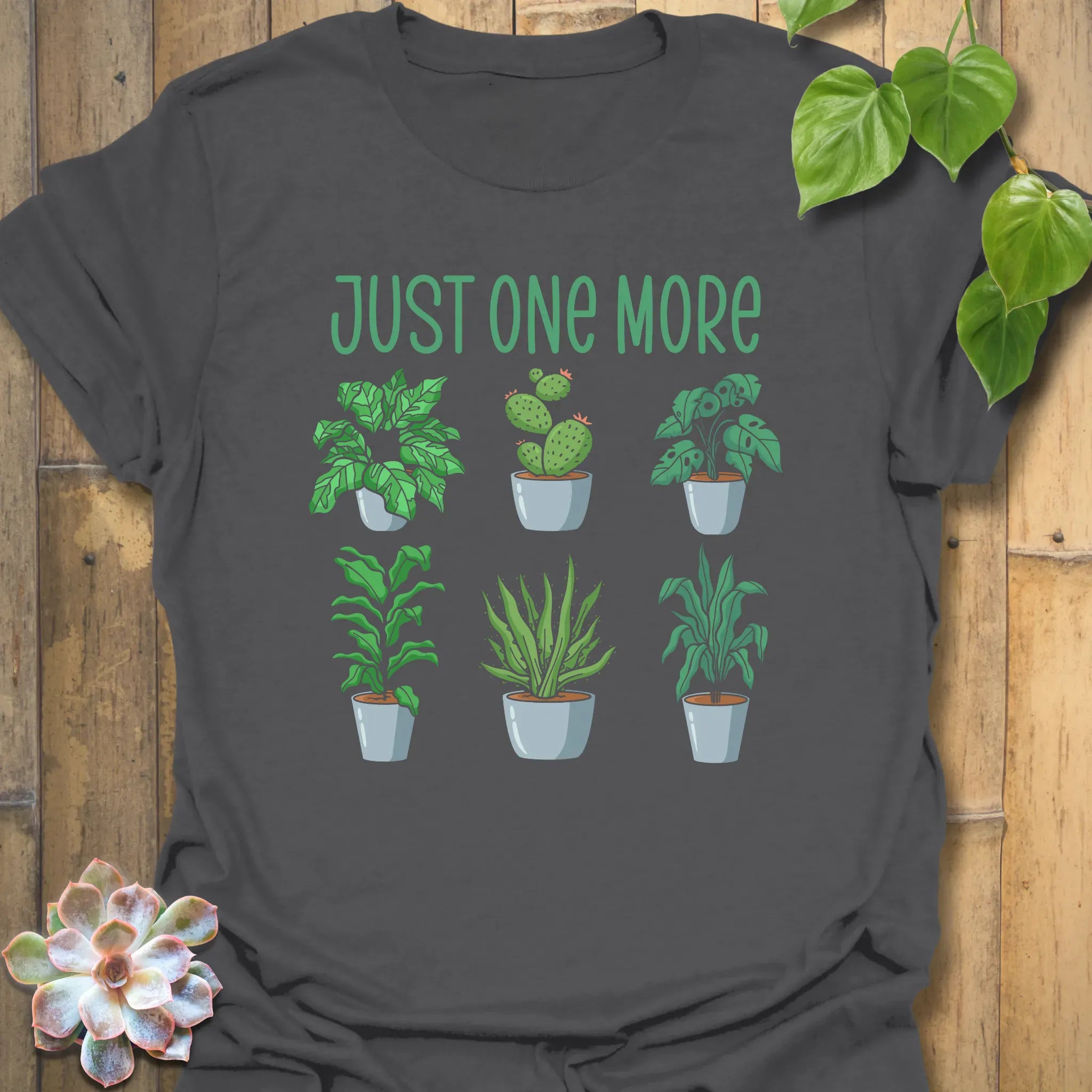 Just One More T-Shirt Charcoal / S T-Shirt