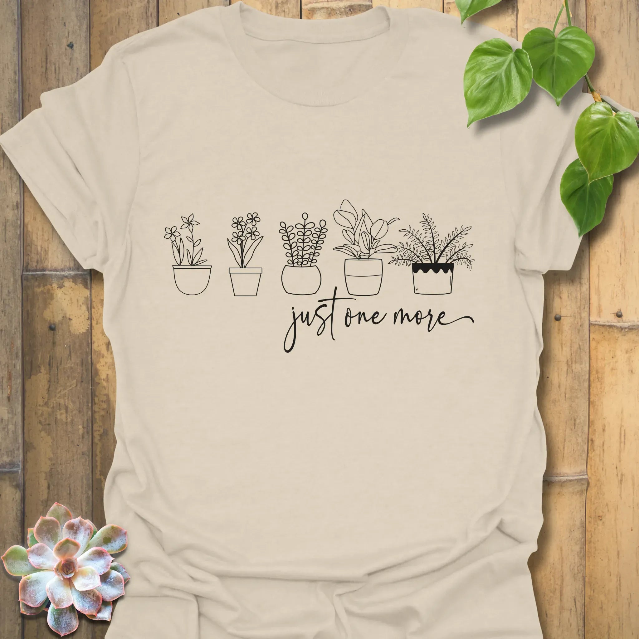 Just One More T-shirt Natural / S T-Shirt