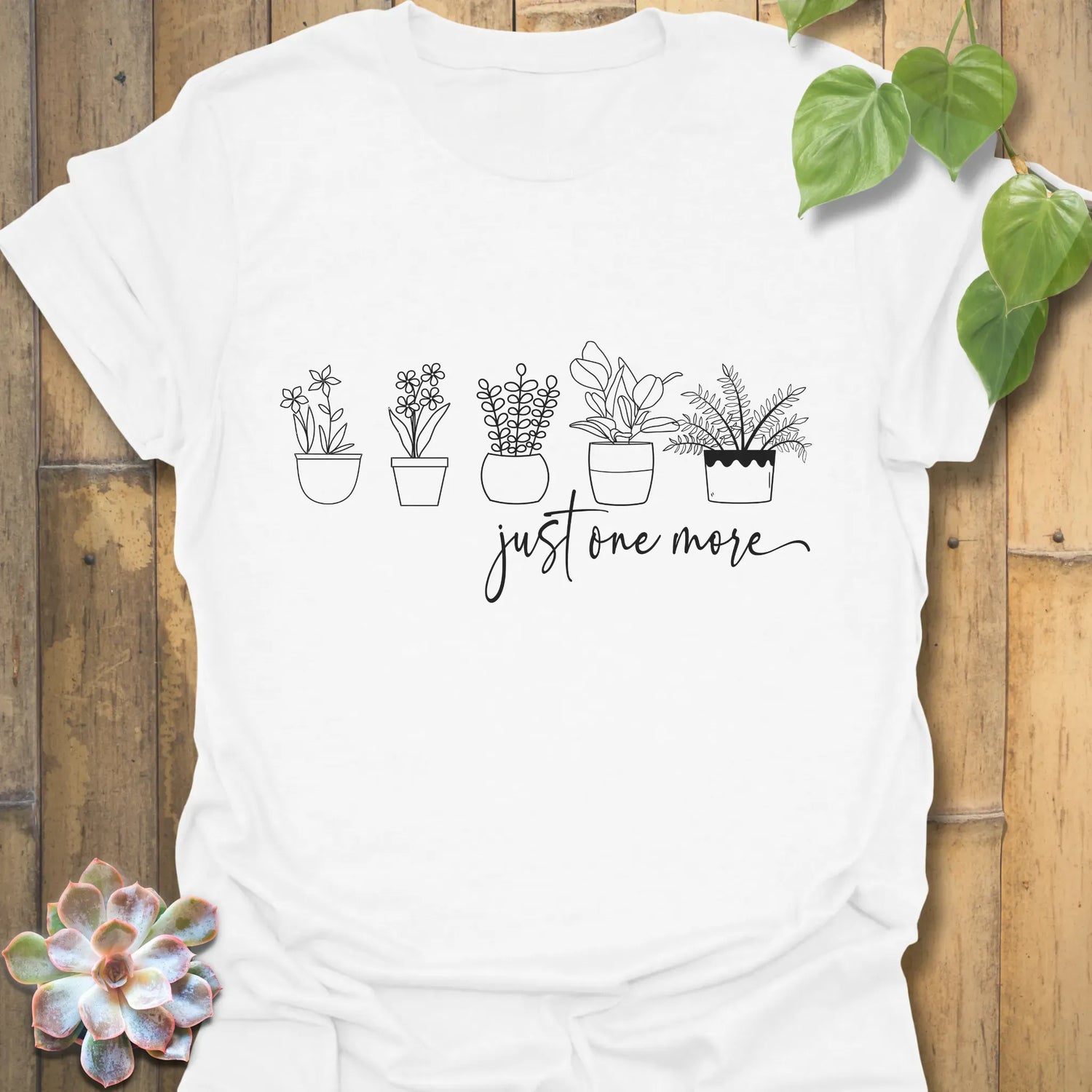 Just One More T-shirt White / S T-Shirt