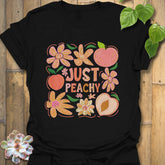 Just Peachy T-Shirt Black / S T-Shirt