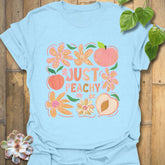 Just Peachy T-Shirt Light Blue / S T-Shirt