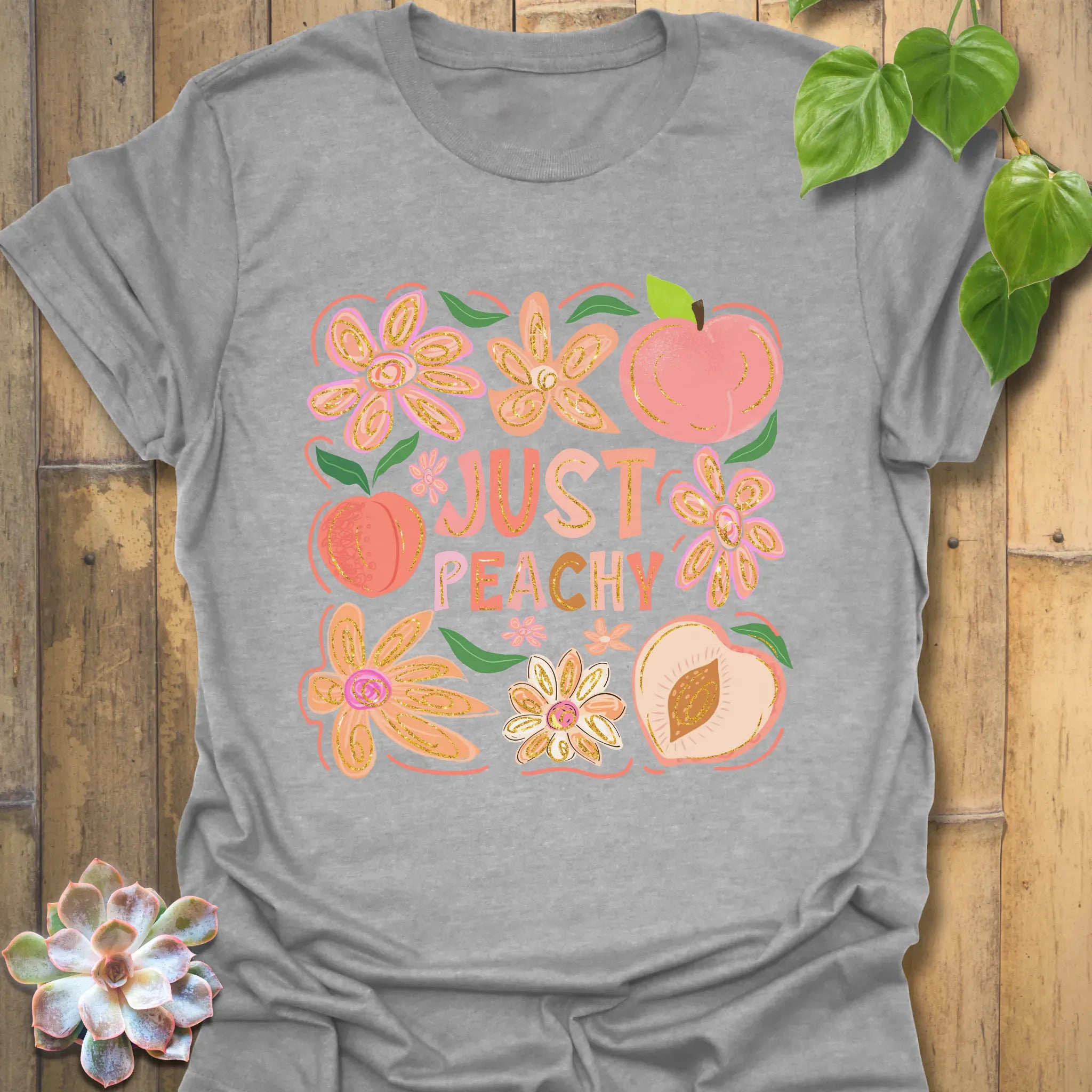 Just Peachy T-Shirt Sport Grey / S T-Shirt