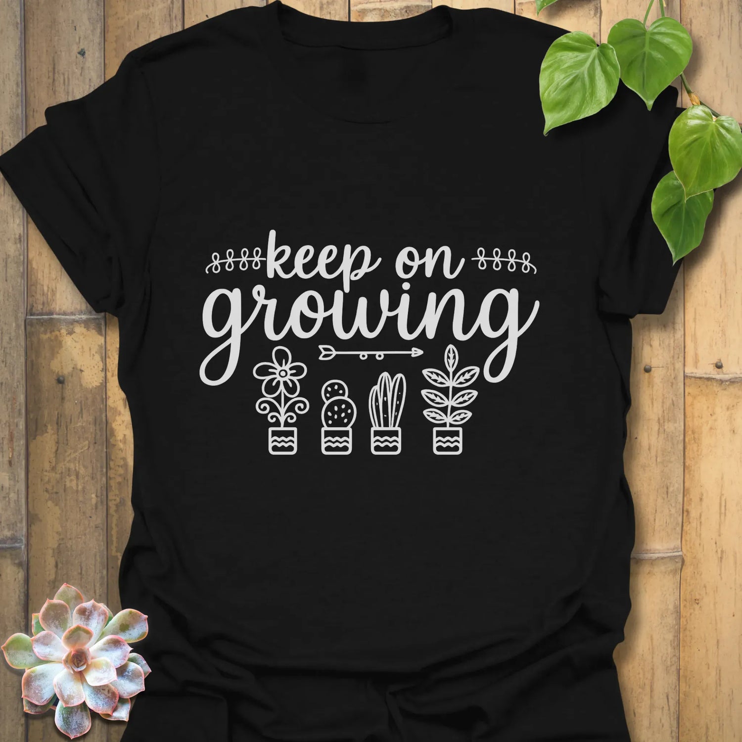 Keep On Growing T-shirt Black / S T-Shirt