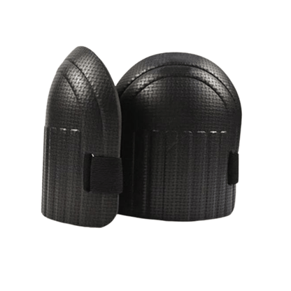 Knee Pads | Soft and Durable EVA Foam | Adjustable Straps | Waterproof | Grace and August Black knee pads