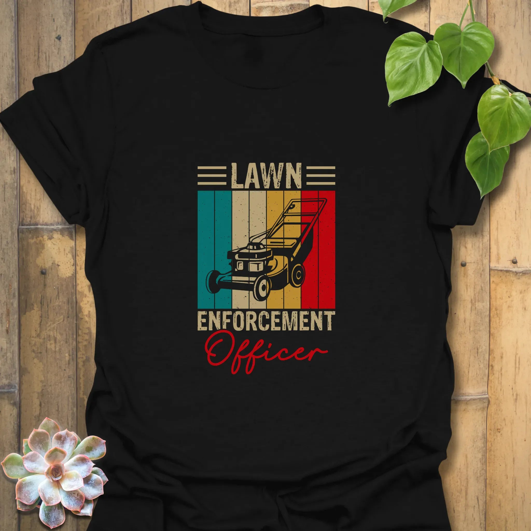 Lawn Enforcement Officer T-shirt Black / S T-Shirt