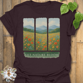 Let Nature Bloom T-shirt Dark Chocolate / S T-Shirt