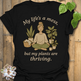 Life Is A Mess T-shirt Black / S T-Shirt