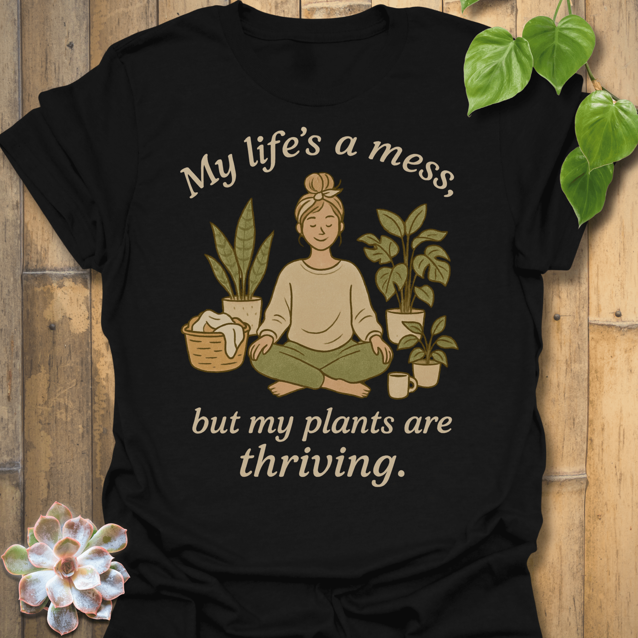 Life Is A Mess T-shirt Black / S T-Shirt
