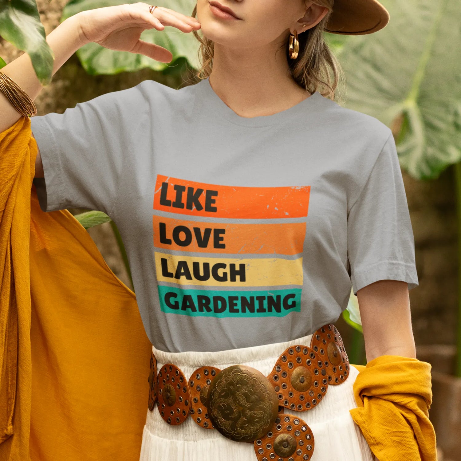 Like, Love, Laugh, Gardening T-shirt Sport Grey / S T-Shirt