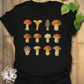 Lots of Mushrooms T-shirt Black / S T-Shirt