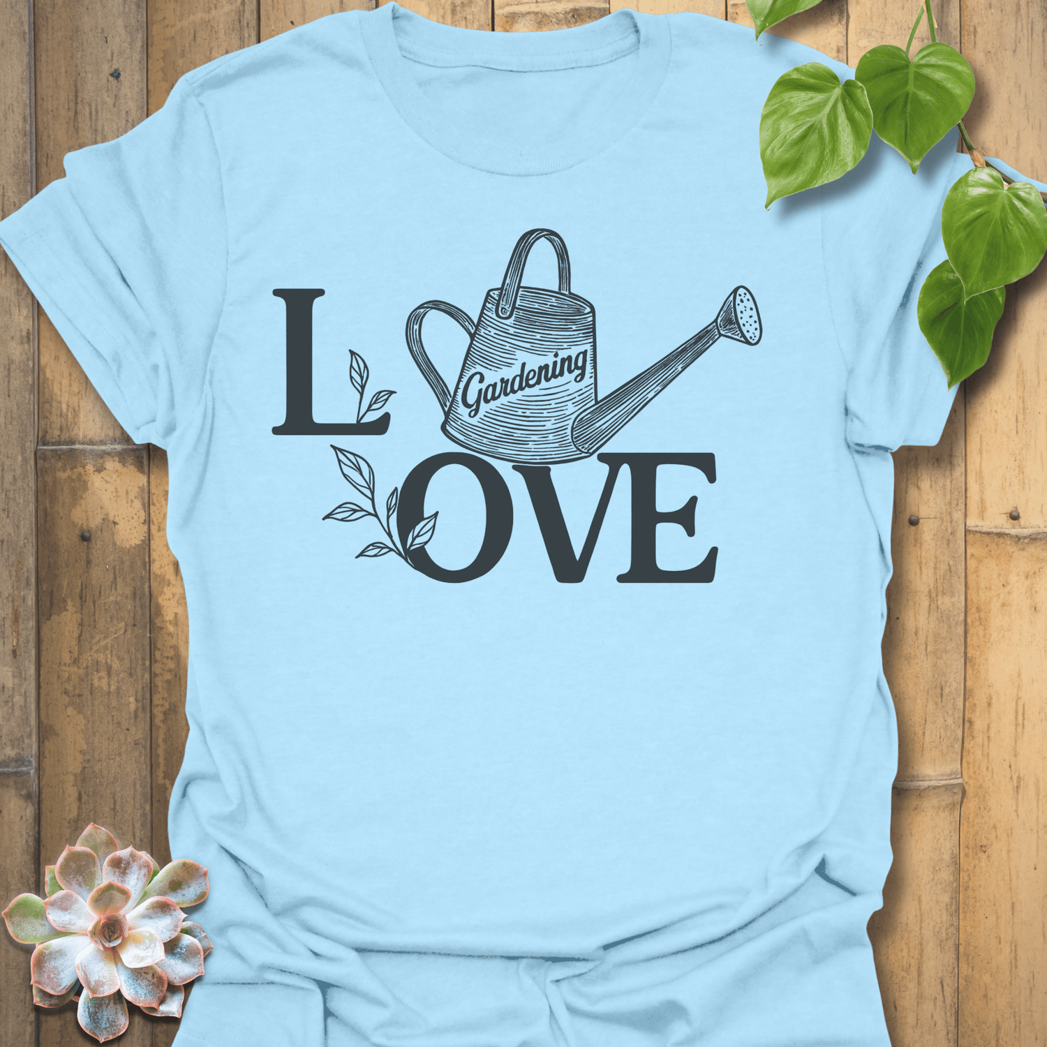 Love Gardening T-shirt Light Blue / S T-Shirt