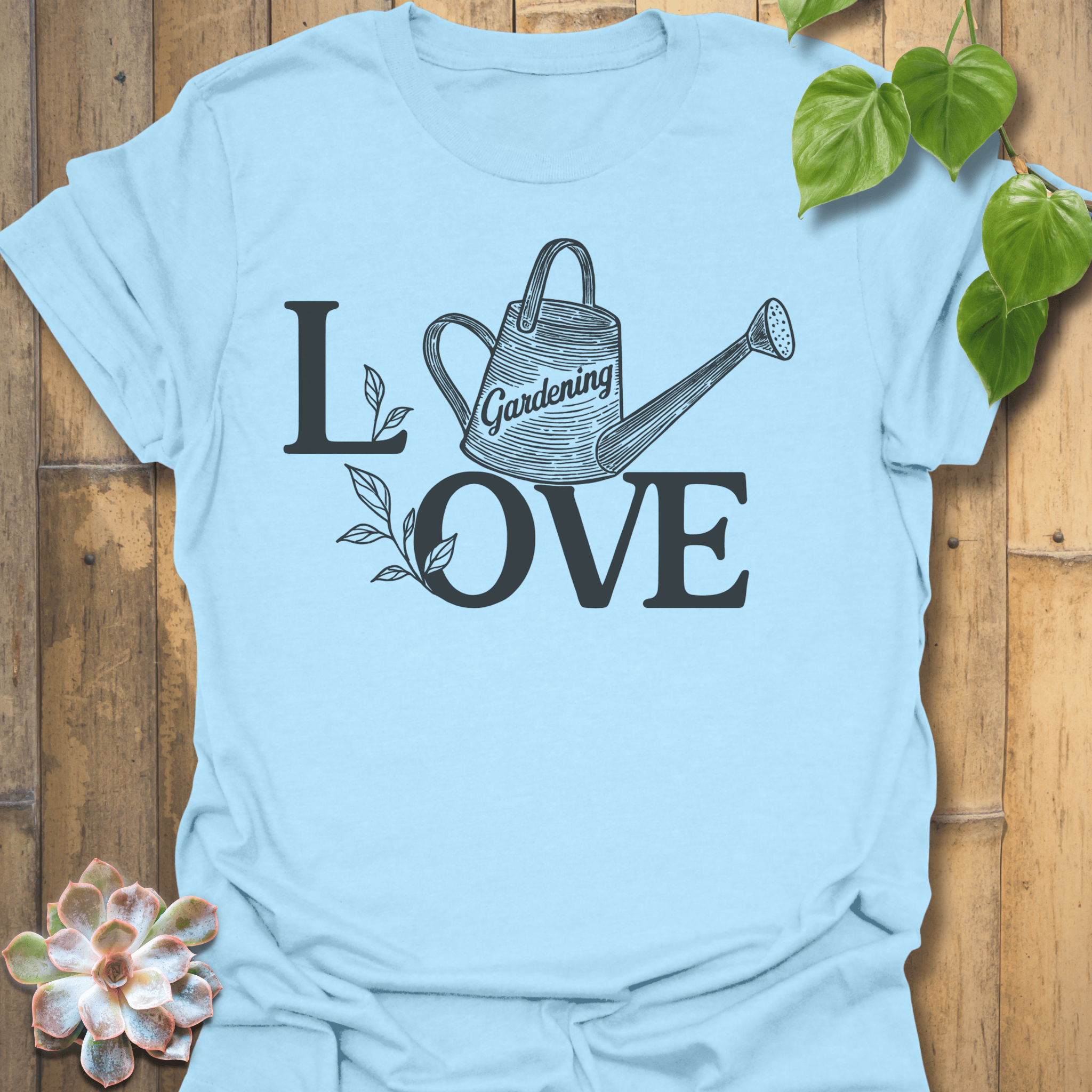 Love Gardening T-shirt Light Blue / S T-Shirt