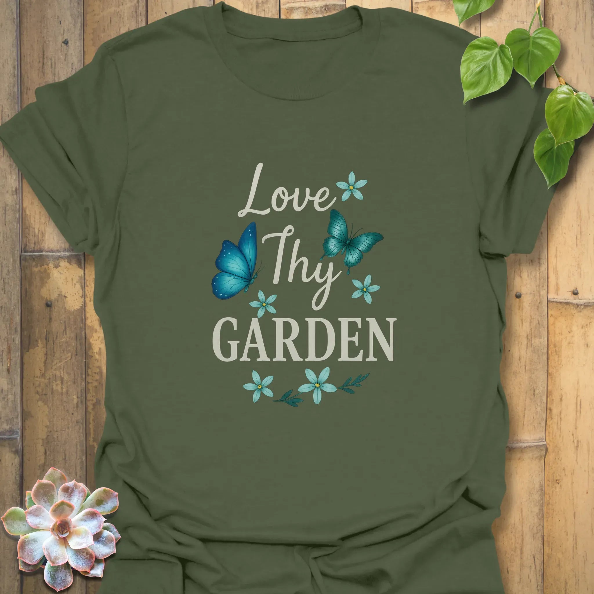 Love Thy Garden T-shirt Military Green / S T-Shirt