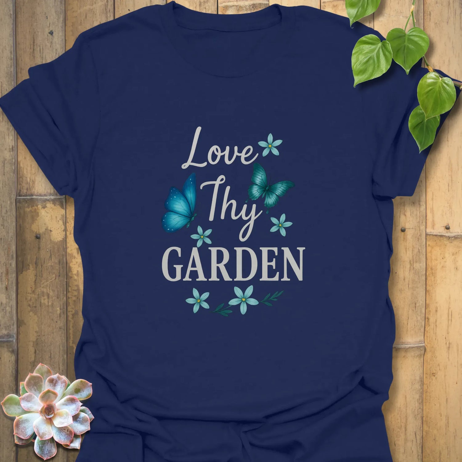 Love Thy Garden T-shirt Navy / S T-Shirt