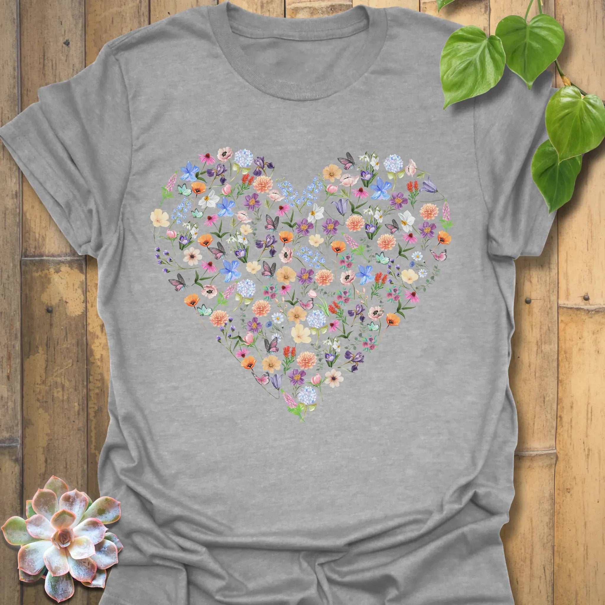 Loveheart T-shirt Sport Grey / S T-Shirt