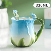 Luxury Ceramic Tea Cup & Saucer Set - Elegant Floral Design 11-320ML / 101-200ml Ceramic Cups