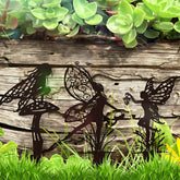Magical Metal Garden Fairy – Whimsical Outdoor Decor for Lawn & Patio Garden Ornaments