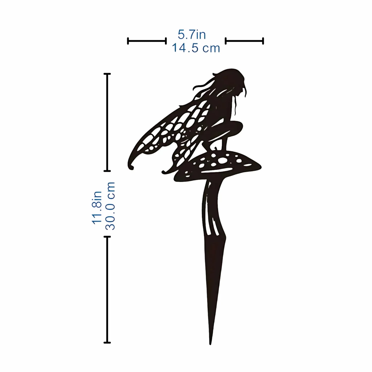 Magical Metal Garden Fairy – Whimsical Outdoor Decor for Lawn &amp; Patio TY3148-01 Garden Ornaments