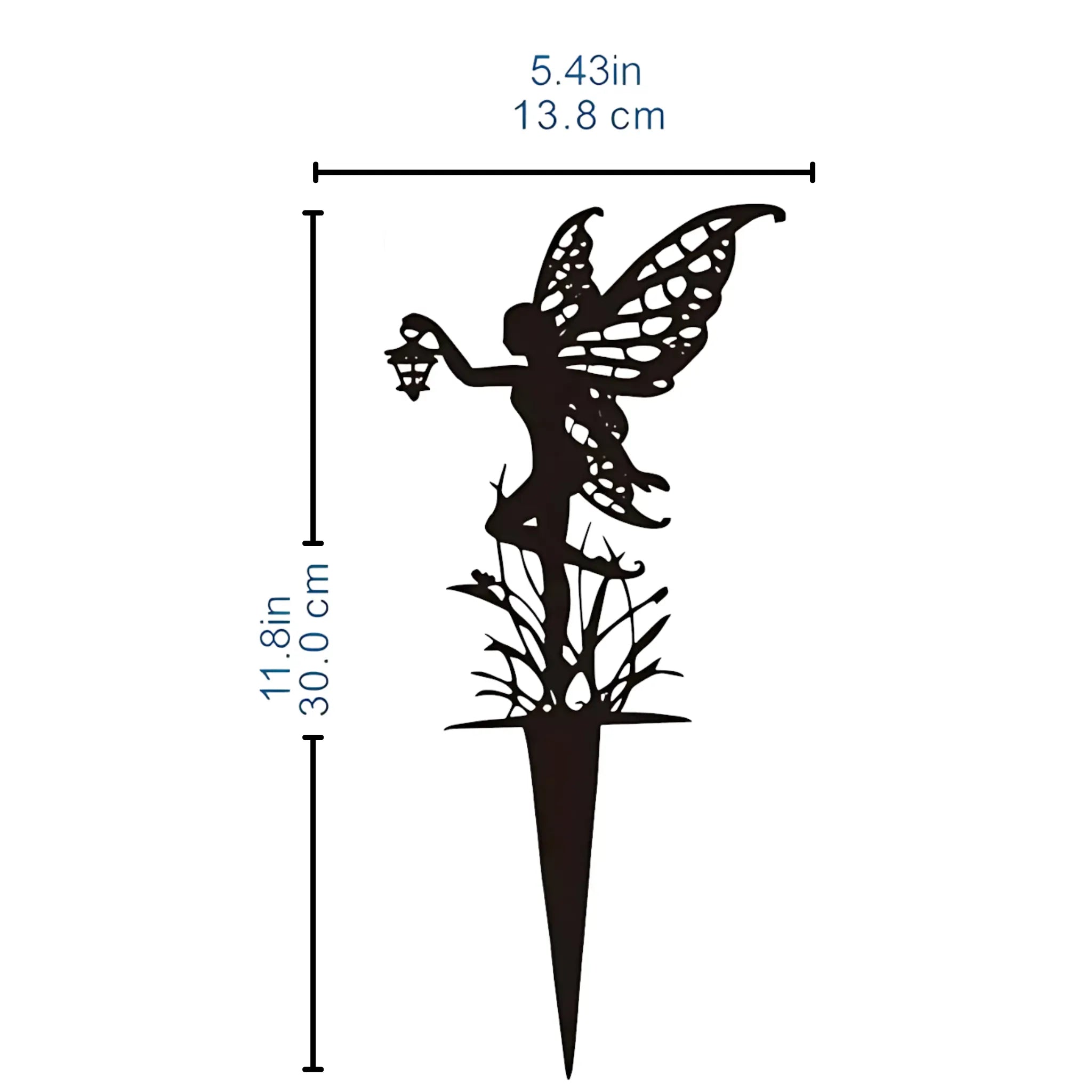 Magical Metal Garden Fairy – Whimsical Outdoor Decor for Lawn &amp; Patio TY3148-03 Garden Ornaments