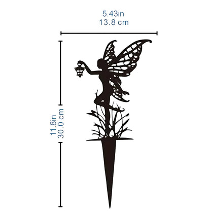 Magical Metal Garden Fairy – Whimsical Outdoor Decor for Lawn &amp; Patio TY3148-03 Garden Ornaments