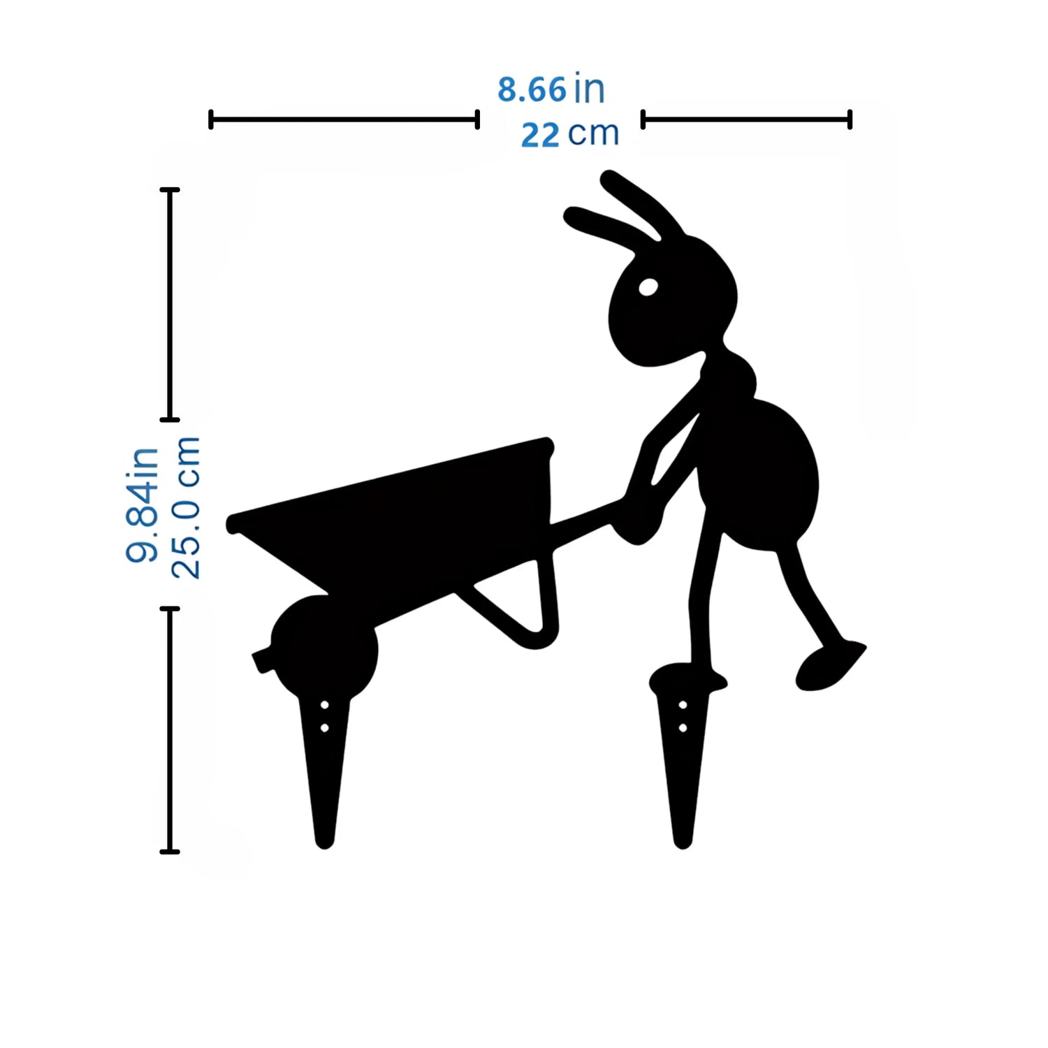 Magical Metal Garden Fairy – Whimsical Outdoor Decor for Lawn &amp; Patio TY3182-01 Garden Ornaments