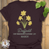 March Daffodil T-shirt Dark Chocolate / S T-Shirt