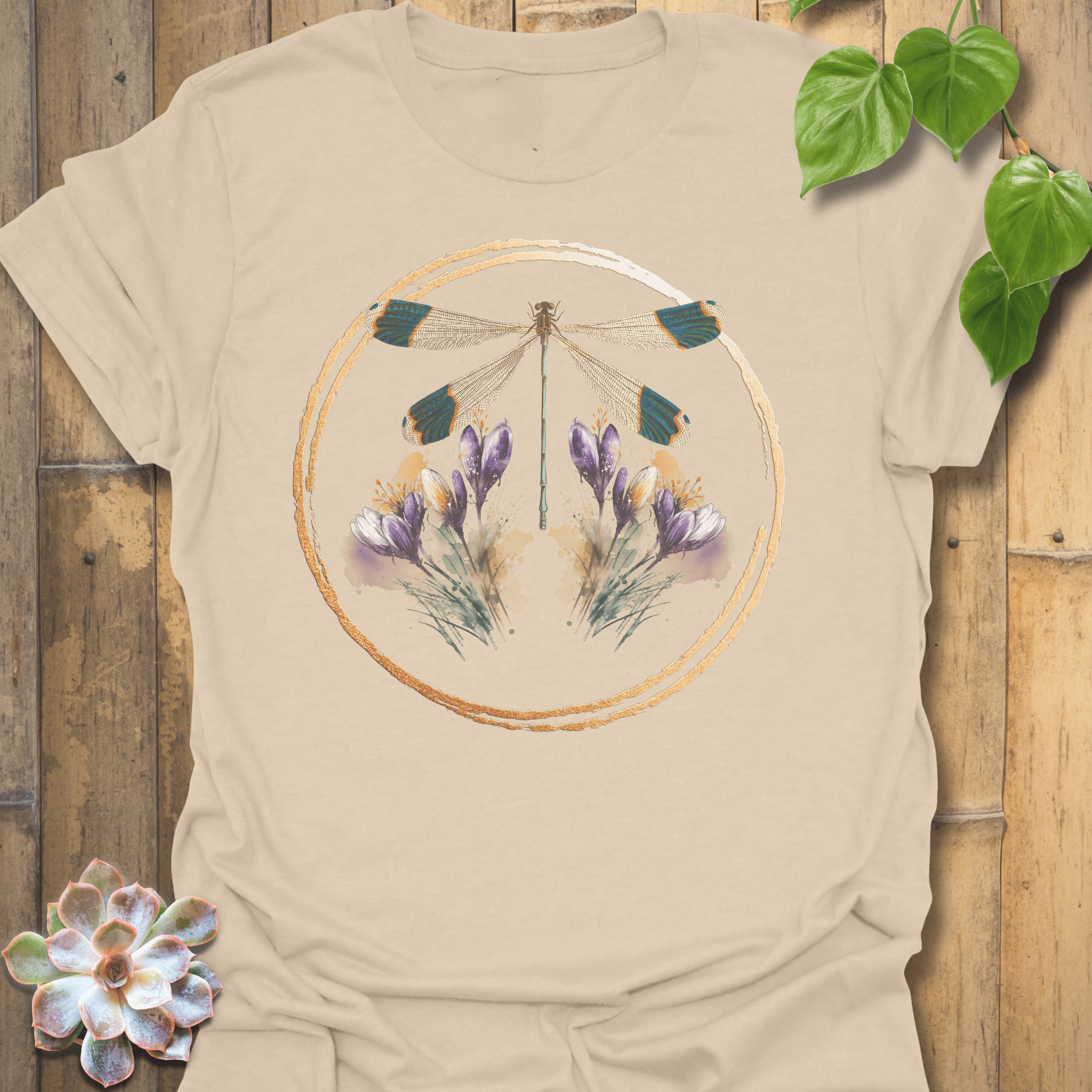 Meadow Circle T-shirt Sand / S T-Shirt