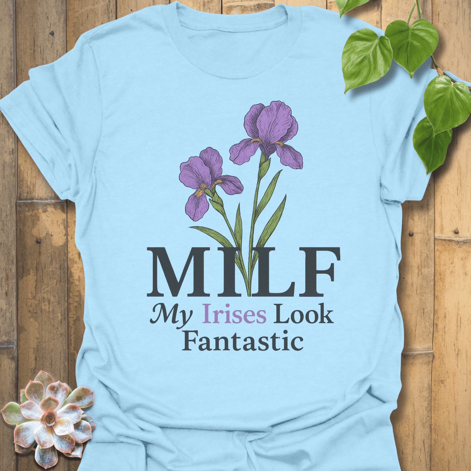 MILF T-shirt Light Blue / S T-Shirt