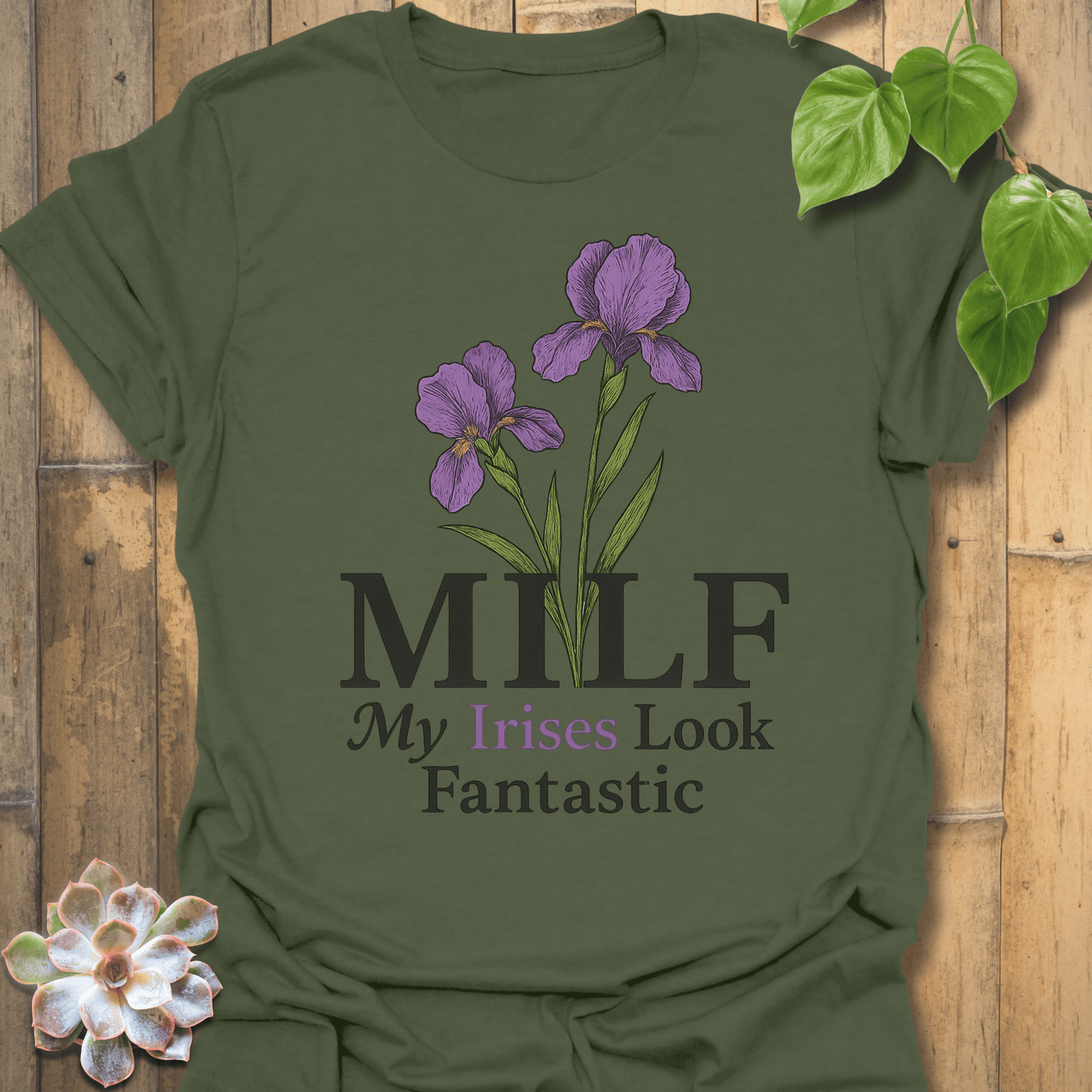 MILF T-shirt Military Green / S T-Shirt